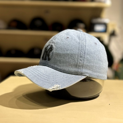 Nón kết, mũ lưỡi trai NY phối vải jeans form đẹp thời trang đường phố