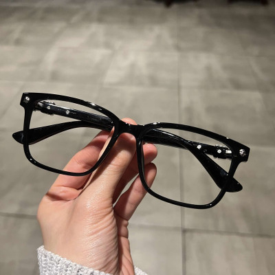 Kính Mắt vuông gọng họa tiết nhựa dẻo cao cấp