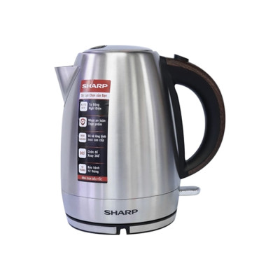 Bình đun siêu tốc Sharp 1.7 lít EKJ-17EVSD-WD-Hàng chính hãng
