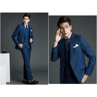 Ca Vat bộ 3 món kèm hộp túi xách cao cấp, quà tặng chú rể, Cavat họa tiết đen chấm bi