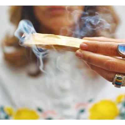 Combo 5 thanh gỗ palo santo - Gỗ thánh - Gỗ thanh tẩy Tổng 25gr Tặng đĩa sò