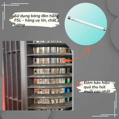 Đèn bắt muỗi ruồi và các loại côn trùng HATACA  model CN04 ( Hàng Chính Hãng)