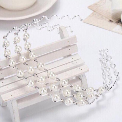 Bờm Tóc Đính Đá Và Ngọc Trai Nhân Tạo - Kiểu Dáng Hàn Quốc