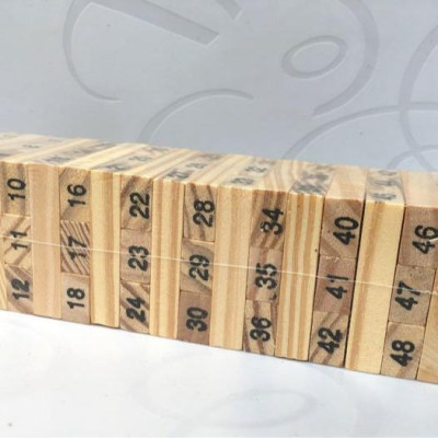 Bộ Trò Chơi Rút Gỗ 54 Thanh Wiss Toy