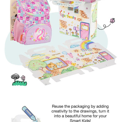 Ba Lô Smart Kids Little Travelers Plus Mini Backpack - Dragon Ace - Tiger Family SKDF-023A