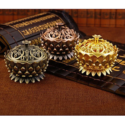 Lư Đốt Hương Hình Hoa Sen, Lư Xông Trầm Giải Tỏa Mệt Mỏi - HENRYSA