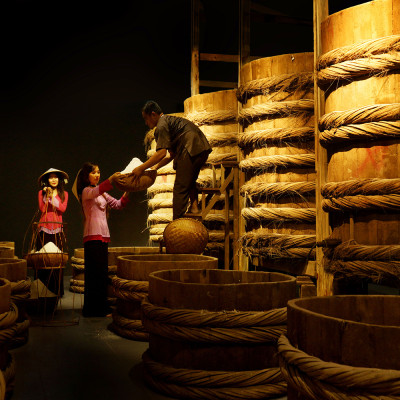 [COMBO 02 BÌNH GỐM 60 ĐẠM] Nước mắm Tĩn cá cơm vàng ruột đỏ độ đạm 60N 250ml rin nguyên chất không chất bảo quản