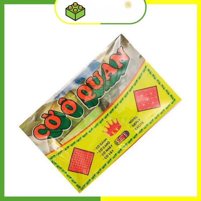 Cờ Ô Quan Hộp Giấy Lớn 5 Trong 1 - Cờ Ô Quan - Cờ Gánh - Cờ Caro - Cờ Vây - Cờ Nhảy Trò Chơi Trí Tuệ