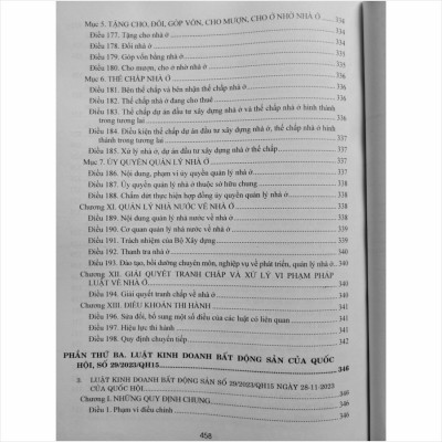 Hệ Thống Toàn Văn Luật Đất Đai 2024 - Luật Nhà Ở 2023 - Luật Kinh Doanh Bất Động Sản 2023