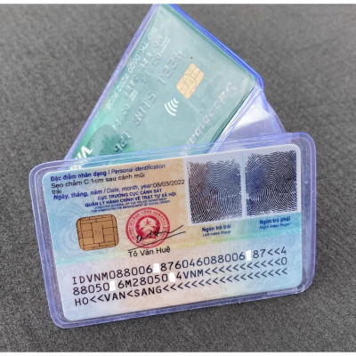 Combo 3 Bọc Thẻ Căn Cước, Vỏ Silicon, Loại Trong Suốt, Bao Đựng Có Nắp, Nhân Viên, Ngân Hàng, Sinh Viên. Takyhome 5979