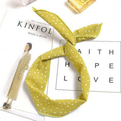 Băng đô cài tóc dạng dây cột dễ thương (giao ngẫu nhiên )