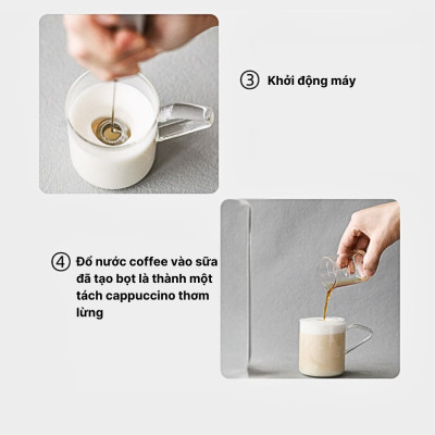 Máy đánh bọt cầm tay KHÔNG DÂY SOKANY SK02018 đa năng 2in 1, đánh trứng, tạo bọt, có sạc USB tiện lợi - HÀNG CHÍNH HÃNG