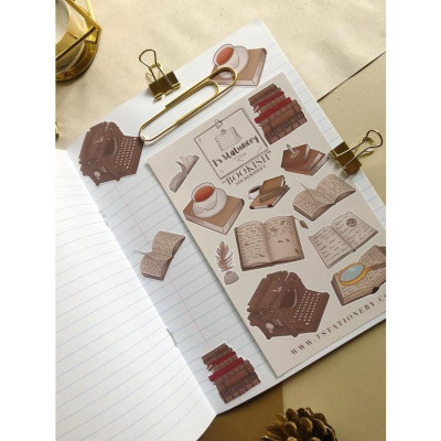 Sticker sheet  bookish - chuyên dán, trang trí sổ nhật kí, sổ tay | Bullet journal sticker - stc008