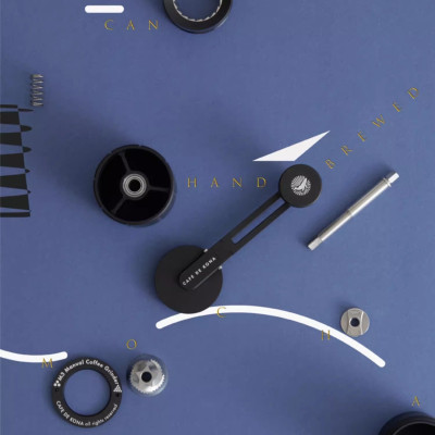 Cối xay tay M3 Pro cà phê lưỡi thép 6 cạnh CNC thân nhôm Cafede Kona