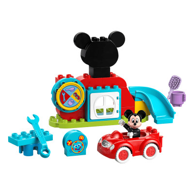 Đồ Chơi Lắp Ráp Nhà Câu Lạc Bộ Mickey Mouse Và Xe Hơi LEGO DUPLO 10454 (27 chi tiết)