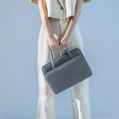 Túi Xách TOMTOC HER H21 Briefcase Premium Dành Cho Macbook 14 inch - Hàng Chính Hãng