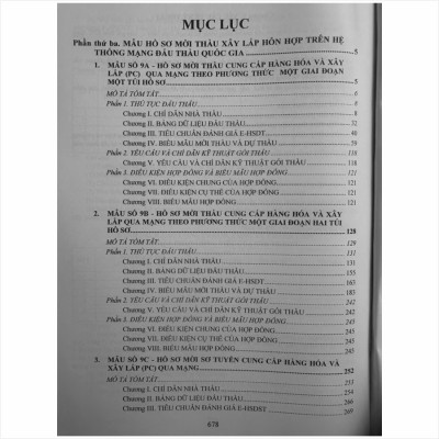 Sách Hướng Dẫn Cung Cấp, Đăng Tải Thông Tin về Lựa chọn Nhà Thầu và Mẫu Hồ Sơ Đấu Thầu Trên Hệ Thống Mạng Đấu Thầu Quốc Gia (Quyển 2) (V2512D)