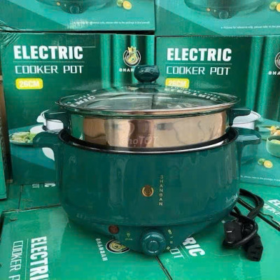 Nồi Lẩju Điện Đa Năng 2 Tầng Loại Xịn – Hấp Xào Nấu Tiện Lợi, Dùng Cả Gia Đình, ĐÈN TRANG TRÍ, ĐỒNG HỒ VẠN NIÊN