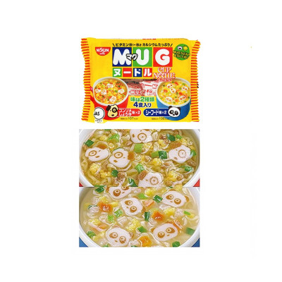 Combo 3 gói Mì ăn dặm cho trẻ trên 1 tuổi Nissin MUG Cup Noodle 96g (Mỗi gói gồm 4 túi mì nhỏ bên trong, 2 hương vị)