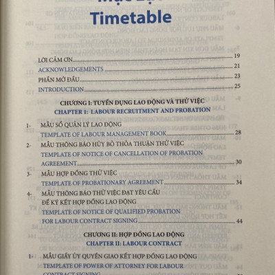 Các Biểu Mẫu Nhân Sự Khó Tìm Liên Quan Đến Pháp Luật Lao Động