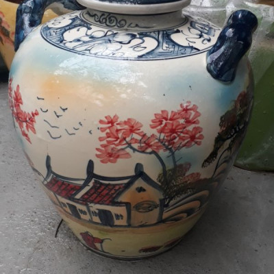 Hũ đựng gạo- Vò ngâm rượu - Chum gốm miệng nhỏ (Giao hàng ngẫu nhiên)