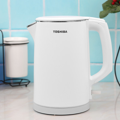 Bình đun siêu tốc Toshiba KT-15DS1PV - 1.5L - Inox 304 - Hàng chính hãng, bảo hành 12 tháng, chất lượng Nhật Bản
