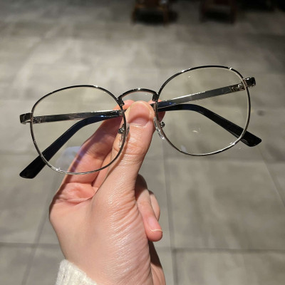 Kính Mắt tròn kim loại gọng dày chắc chắn