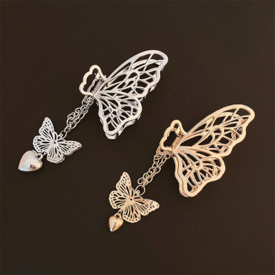 Kẹp Tóc Kim Loại, Kẹp Càng Cua Hình Bươm Bướm Phong Cách Tiểu Thư KT21