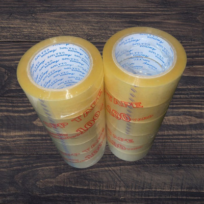 BĂNG KEO TRONG siêu dính 4,8cm - 100Y | Băng dính giá rẻ siêu đẹp