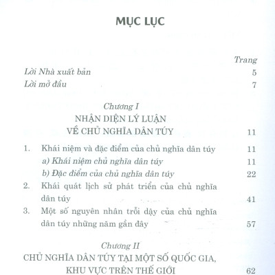 Chủ Nghĩa Dân Túy Trong Đời Sống Chính Trị Thế Giới Và Gợi Ý Tham Khảo Đối Với Việt Nam