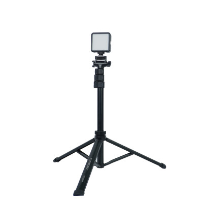 Combo Gậy Yunteng VCT 91666 và Đèn RGB - Phụ kiện điện thoại kèm đèn trợ sáng chụp ảnh, quay video - Hàng chính hãng