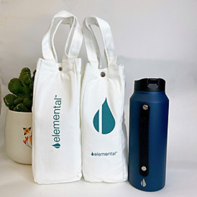 Túi Vải Canvas Đựng Bình Ly Cốc Giữ Nhiệt tiện lợi đi học đi làm đi chơi - ELEMENTAL