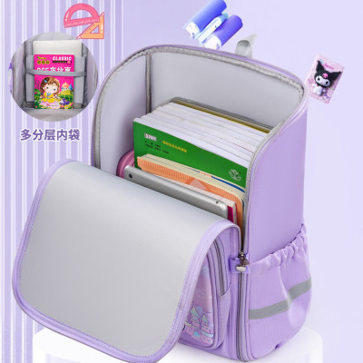 Ba lô học sinh tiểu học phong cách mới có hình dễ thương, bảo vệ cột sống cho các em học sinh tiểu học, ba lô nhẹ dung tích lớn, tiện ng cho bé - HS1314