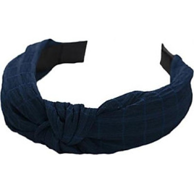 Bờm cài tóc turban nữ bản to BN28D mầu xanh lá