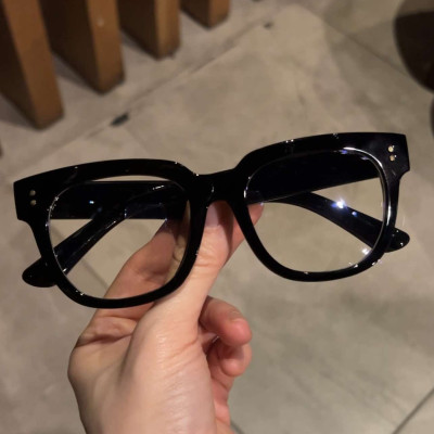 Kính mắt vuông thời trang gọng nhựa chắc chắn - Có thể thay mắt cận