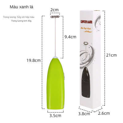 Máy Đánh Sữa / Cà Phê Cầm Tay Nhỏ Gọn Tiện Dụng / máy đánh trứng mini - Hàng nhập khẩu