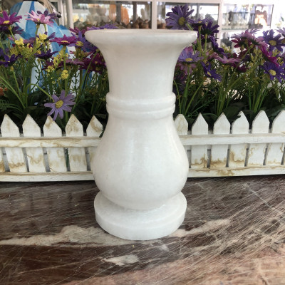 Bộ đồ thờ cúng đá cẩm thạch trắng