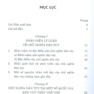 Chủ Nghĩa Dân Túy Trong Đời Sống Chính Trị Thế Giới Và Gợi Ý Tham Khảo Đối Với Việt Nam