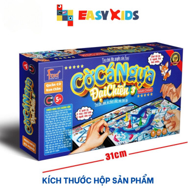 Cờ Cá Ngựa Đại Chiến Nam Châm - Board Game Nhiều Người Chơi