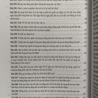 500 Câu Hỏi Và Tình Huống Giải Quyết Các Vướng Mắc, Tranh Chấp Lao Động Theo Bộ Luật Lao Động Năm 2019