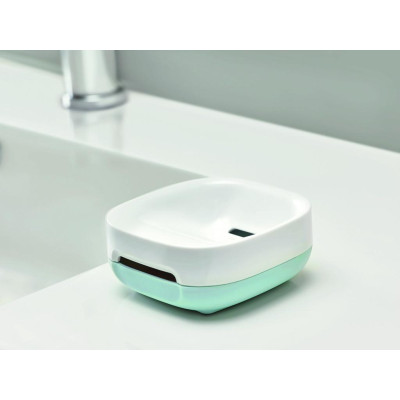 Khay đựng cục xà phòng Joseph Joseph 705027 (Xanh) - Slim Compact Soap Dish Blue