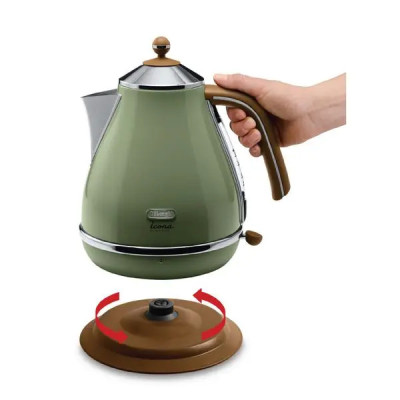 [Hàng chính hãng] Ấm đun nước siêu tốc DeLonghi Icona Vintage KBOV2001 (BG/ GR)