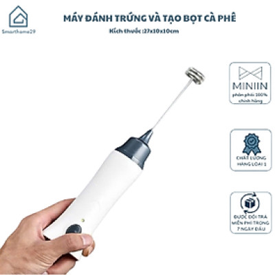 Máy Đánh Sữa, Cà Phê, Trứng, Socola, Matcha Tạo Bọt Sử Dụng Dây Sạc Điện - HÀNG CHÍNH HÃNG MINIIN