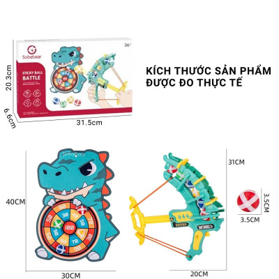 Đồ Chơi Bắn Cung Bằng Bóng Dính Đồ Chơi Vận Động Thể Thao Cho Bé - Giao ngẫu nhiên