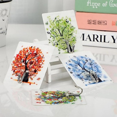 Combo 30  móc dán tường in hình 3D 