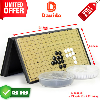 Cờ Vây Nam Châm Chọn size, Cờ Caro Cao Cấp, Có Bàn Là Hộp Đựng Rộng 28.5cm Và 37cm - Hàng chính hãng