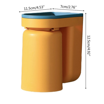 Kệ để bàn chải kem đánh răng dán tường, kệ nhà tắm để ly cho bé, Giá treo để bàn chải đánh răng siêu dính ,Cốc Để Bàn Chải Kem Đánh Răng