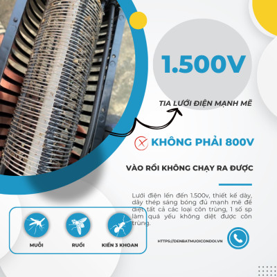 Đèn bắt muỗi, ruồi và các loại côn trùng Con Dơi