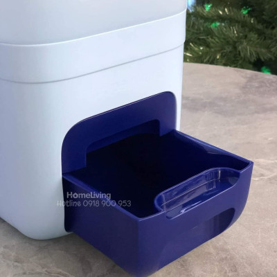 Thùng gạo Tupperware 10kg chính hãng - Tokyo Blue