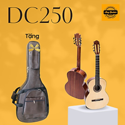 Đàn guitar classic DC250 full size gỗ hồng đào solid cho âm thanh cổ điển ấm áp Duy Guitar